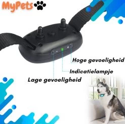 MyPets™ Anti-blafband - Anti Blaf Apparaat - Voor Kleine Honden En Grote Honden - Diervriendelijk - Opvoedingshalsband - Trainingshalsband - 2022/2023 Versie - Inclusief Batterijen -Dierenwinkel 1200x1193 12