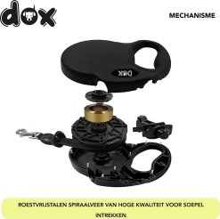 DDOXX Intrekbare Hondenriem, Reflecterend | Vele Kleuren & Maten | Voor Kleine & Grote Honden | Intrekbare Hondenriem Puppy Kat | Hondenriem Accessoires Hond | XS, 3 M, Tot 8 Kg, Geel -Dierenwinkel 1200x1193 14