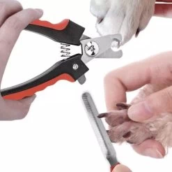 Merkloos Professionele Nagelschaar - Dieren Nagelschaar - Rood & Zwart - Honden Nagelknipper - Hondennagels - Honden Knip Schaar - Honden Knipsch -Dierenwinkel 1200x1195 1