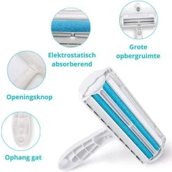 Merkloos Huisdierhaar Verwijderaar Met Kledingborstel - Pluizen En Haren Verwijderaar - Kleding Borstel & Roller - Hondenhaar En Kattenhaar - Pluizenverwijderaar -Dierenwinkel 1200x1196 5