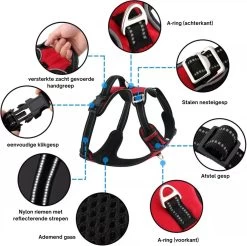Hondenharnas – Inclusief Hondenriem – Reflecterend – Hondentuig – Hondenriem – Y Tuig Hond - Anti Trek Tuig - Zwart – Maat M 16 Hondenharnas – Inclusief Hondenriem – Reflecterend – Hondentuig – Hondenriem – Y Tuig Hond - Anti Trek Tuig - Zwart – Maat M -Dierenwinkel 1200x1197 22