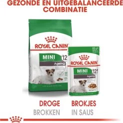 Royal Canin Shn Mini Ageing 12plus Pouch - Hondenvoer - 12x85 G -Dierenwinkel 1200x1197 4