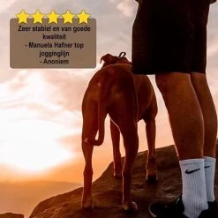 Looplijn Met Heupriem Hands Free - Hondenriem - Reflecterende Hardloopband -Elastische Leiband - Heuptas En Flessenhouder - Zwart - 150 Cm Tot 210 Cm -Dierenwinkel 1200x1198 27