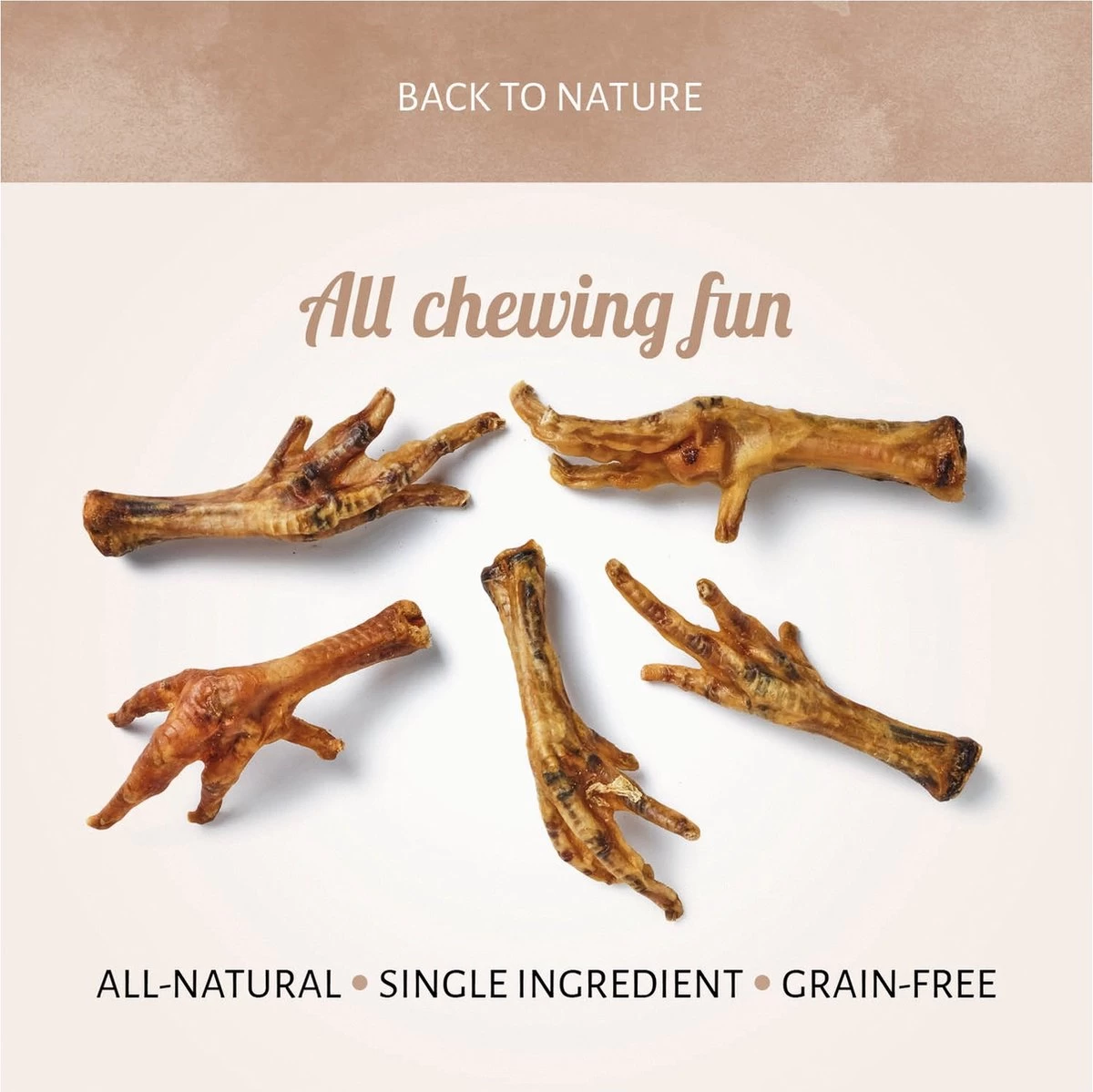 Antos Kippenpoten Gedroogd Kip 1 Kg 8 Antos Kippenpoten Gedroogd Kip 1 Kg - Afbeelding 6