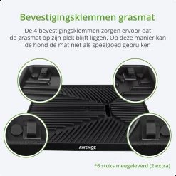 AWEMOZ Hondentoilet Kunstgras - Met 2 Matten En Opvangbak - 64x52x7,5cm - Puppy Pads - Zindelijkheidstraining Hond - Training Pads - Indoor / Outdoor Honden Toilet -Dierenwinkel 1200x1200 1005