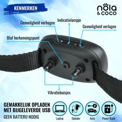 Nola & Coco® Oplaadbare Anti Blafband - 4 Kleuren - Zonder Schok - Waterdichte Diervriendelijke Blaf Halsband - Opvoedingshalsband - Voor Grote En Kleine Honden - Lichte Vibratie En Geluid - 3 Tot 60kg 10 Nola & Coco® Oplaadbare Anti Blafband - 4 Kleuren - Zonder Schok - Waterdichte Diervriendelijke Blaf Halsband - Opvoedingshalsband - Voor Grote En Kleine Honden - Lichte Vibratie En Geluid - 3 Tot 60kg -Dierenwinkel 1200x1200 1011
