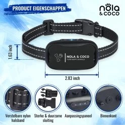 Nola & Coco® Oplaadbare Anti Blafband - 4 Kleuren - Zonder Schok - Waterdichte Diervriendelijke Blaf Halsband - Opvoedingshalsband - Voor Grote En Kleine Honden - Lichte Vibratie En Geluid - 3 Tot 60kg 15 Nola & Coco® Oplaadbare Anti Blafband - 4 Kleuren - Zonder Schok - Waterdichte Diervriendelijke Blaf Halsband - Opvoedingshalsband - Voor Grote En Kleine Honden - Lichte Vibratie En Geluid - 3 Tot 60kg -Dierenwinkel 1200x1200 1016