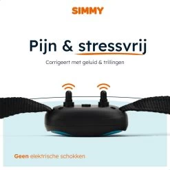 Simmy Anti Blafband - Diervriendelijke Opvoedingshalsband - Zwart En Blauw - Diervriendelijk - Zonder Schok - Anti Blaf Band Voor Grote En Kleine Honden -Dierenwinkel 1200x1200 1046