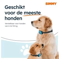 Simmy Anti Blafband - Diervriendelijke Opvoedingshalsband - Zwart En Blauw - Diervriendelijk - Zonder Schok - Anti Blaf Band Voor Grote En Kleine Honden -Dierenwinkel 1200x1200 1047
