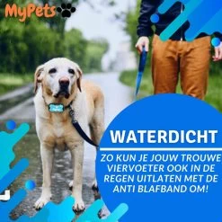 MyPets™ Anti-blafband - Anti Blaf Apparaat - Voor Kleine Honden En Grote Honden - Diervriendelijk - Opvoedingshalsband - Trainingshalsband - 2022/2023 Versie - Inclusief Batterijen -Dierenwinkel 1200x1200 1052