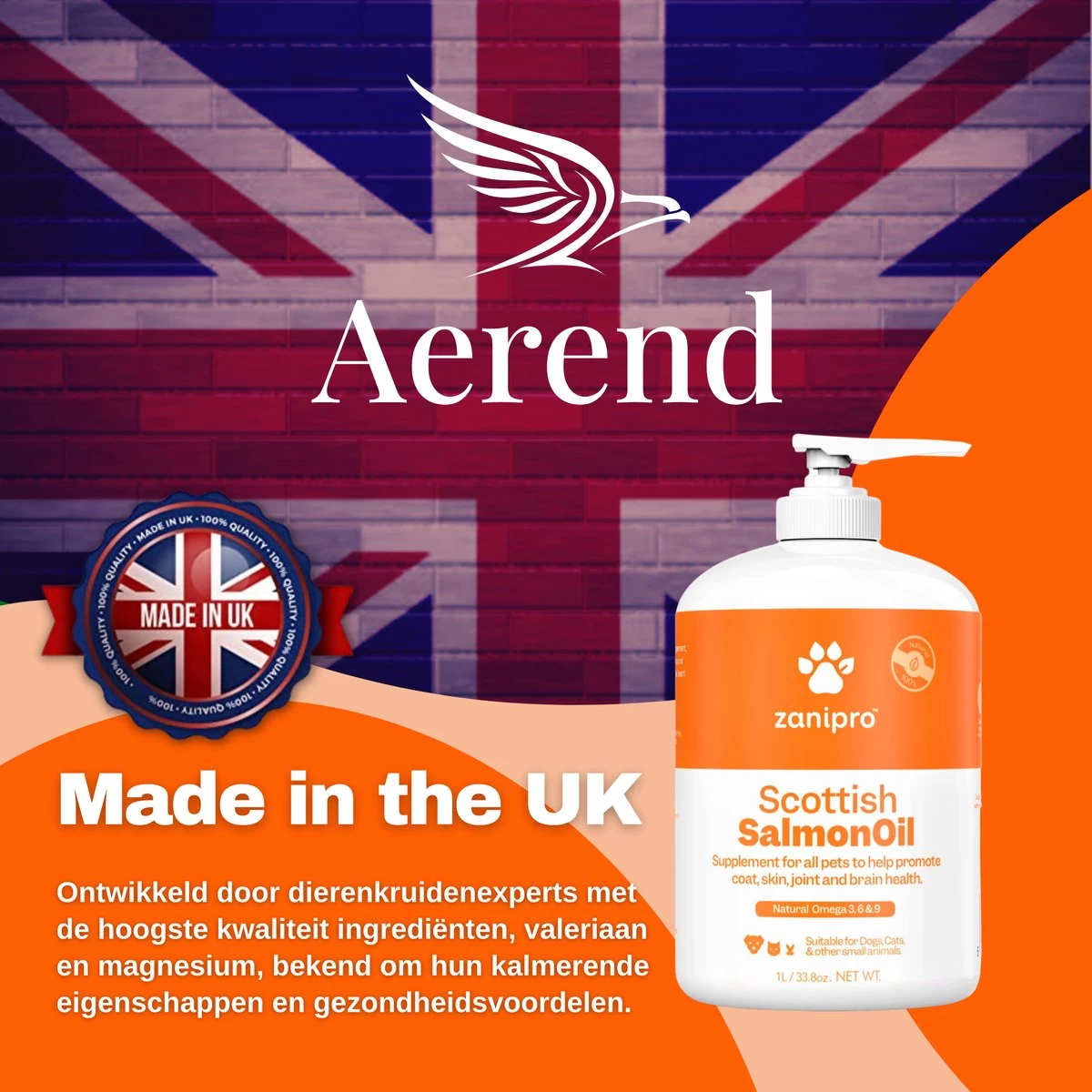 Aerend - Zalmolie Voor Honden En Katten - Zanipro® 500 Ml - 100% Visolie Op Schotse Zalmolie - Glanzende Vacht - Voedingssupplement - Anti-jeuk - Gezonde Bron Van Omega 3, 6 & 9 - Behandeling Voor Fretten En Paarden 14 Aerend - Zalmolie Voor Honden En Katten - Zanipro® 500 Ml - 100% Visolie Op Schotse Zalmolie - Glanzende Vacht - Voedingssupplement - Anti-jeuk - Gezonde Bron Van Omega 3, 6 & 9 - Behandeling Voor Fretten En Paarden - Afbeelding 12