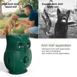 Bolify - Anti Blaf Apparaat - Anti Blafband - Anti Blaf - Zonder Schok - Diervriendelijk - Ultrasoon - Uil Model -Dierenwinkel 1200x1200 1072