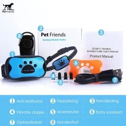 PetFriends Anti Blafband Zonder Schok - Gratis Hondenfluit - USB Oplaadbaar - Anti Blaf Apparaat - Opvoedingshalsband - Voor Grote En Kleine Honden 18 PetFriends Anti Blafband Zonder Schok - Gratis Hondenfluit - USB Oplaadbaar - Anti Blaf Apparaat - Opvoedingshalsband - Voor Grote En Kleine Honden -Dierenwinkel 1200x1200 1078