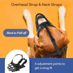 Nobleza Muilkorf Hond - Snuitomtrek 33 - Maat L - Zwart -Dierenwinkel 1200x1200 1176