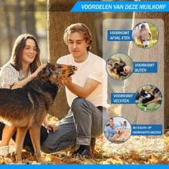 Sharon-B Muilkorf Hond - Camo Bruin - Maat M - Snuitomtrek 26 Tot 30 Cm - Voor Middelgrote Honden -Dierenwinkel 1200x1200 1192