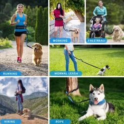 Nobleza Jogging Heupgordel Met Hondenriem 42UOY - Looplijn Met Heupriem Voor Honden -Dierenwinkel 1200x1200 1278