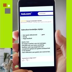 1FORME Hondenriem 15-25kg - Sliplijn Hond REFLECTEREND 2m, 1cm Ø - Jachtlijn 2 Ergonomische Handvaten - Dubbel Stop -Dierenwinkel 1200x1200 1289