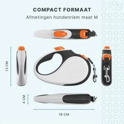 Hondenriem Tape - 5 Meter - Medium - Voor Honden <25 Kg - Zwart-Wit 17 Hondenriem Tape - 5 Meter - Medium - Voor Honden <25 Kg - Zwart-Wit -Dierenwinkel 1200x1200 1321