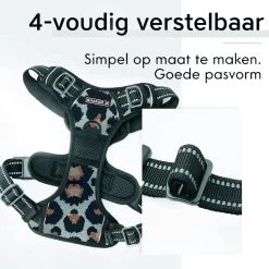 Antitrek Hondentuigje - Middelgrote Honden - Luipaard - Maat M - Borstring - Reflecterend 15 Antitrek Hondentuigje - Middelgrote Honden - Luipaard - Maat M - Borstring - Reflecterend -Dierenwinkel 1200x1200 1426