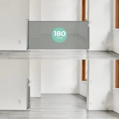 Château Animaux® - Tot 180cm Breed Traphekje Oprolbaar Hond - Stijlvolle Oplossing - Dieren Hek - Honden Hek -Dierenwinkel 1200x1200 1500