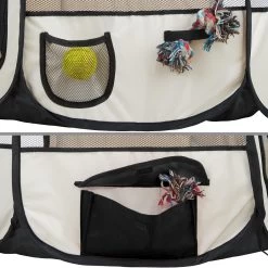 Opvouwbare Puppyren Puppytent Zwart Incl - Draagtas - 400734 -Dierenwinkel 1200x1200 1538