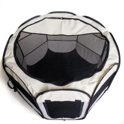 Dogs&Co Puppyren Opvouwbaar Grijs 90x90x60cm In Handige Draagtas -Dierenwinkel 1200x1200 1546