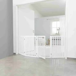 Trixie Hondenhek Met Deur Wit - 60-160 X 81 CM -Dierenwinkel 1200x1200 1551