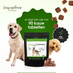 Dog Optimal Gewricht Supplement 90 Stuks - Mobility - Glucosamine Hond - Artrose - Heupdysplasie - Gewrichten - Hondensnacks - Hondenkoekjes - Hondensupplementen - Honden - Puppy - Hondenvoeding - Mankheid - HD - ED -Dierenwinkel 1200x1200 156