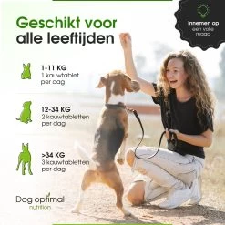 Dog Optimal Gewricht Supplement 90 Stuks - Mobility - Glucosamine Hond - Artrose - Heupdysplasie - Gewrichten - Hondensnacks - Hondenkoekjes - Hondensupplementen - Honden - Puppy - Hondenvoeding - Mankheid - HD - ED -Dierenwinkel 1200x1200 157