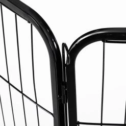 Merkloos Hondenren - Puppyren - Hondenkennel - 8 Kennelpanelen - Staal - 80 Cm Hoog - 640 Cm Omtrek - Uitbreidbaar -Dierenwinkel 1200x1200 1596