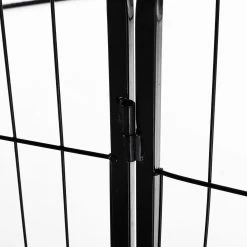 Merkloos Hondenren - Puppyren - Hondenkennel - 8 Kennelpanelen - Staal - 80 Cm Hoog - 640 Cm Omtrek - Uitbreidbaar -Dierenwinkel 1200x1200 1597