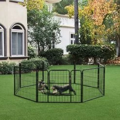 ACAZA Hondenren In 8 Panelen - Hondenkennel - Met Deur - 60 Cm Hoogte - Zwart 17 ACAZA Hondenren In 8 Panelen - Hondenkennel - Met Deur - 60 Cm Hoogte - Zwart -Dierenwinkel 1200x1200 1618