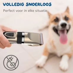 Pawwy Dieren Tondeuse Set Draadloos Voor Honden En Katten – Voor Dikke Vacht - Hondentondeuse – Hondentrimmer - Scheerapparaat - Goud -Dierenwinkel 1200x1200 234