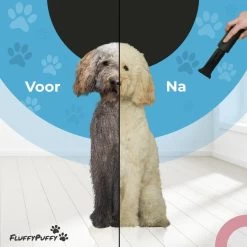 FluffyPuffy Professionele Hondenföhn Met 3 Opzetstukken - Waterblazer Voor Honden - Hondendroger - 2800 W Verstelbaar Vermogen - Stil Design - Met Gratis Hondenborstel - Zwart -Dierenwinkel 1200x1200 274