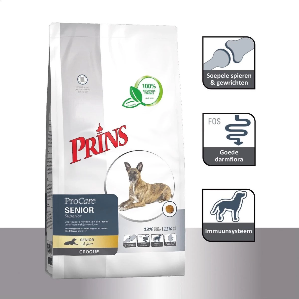 Prins Procare Croque Senior Superior - 10 KG 4 Prins Procare Croque Senior Superior - 10 KG - Afbeelding 2