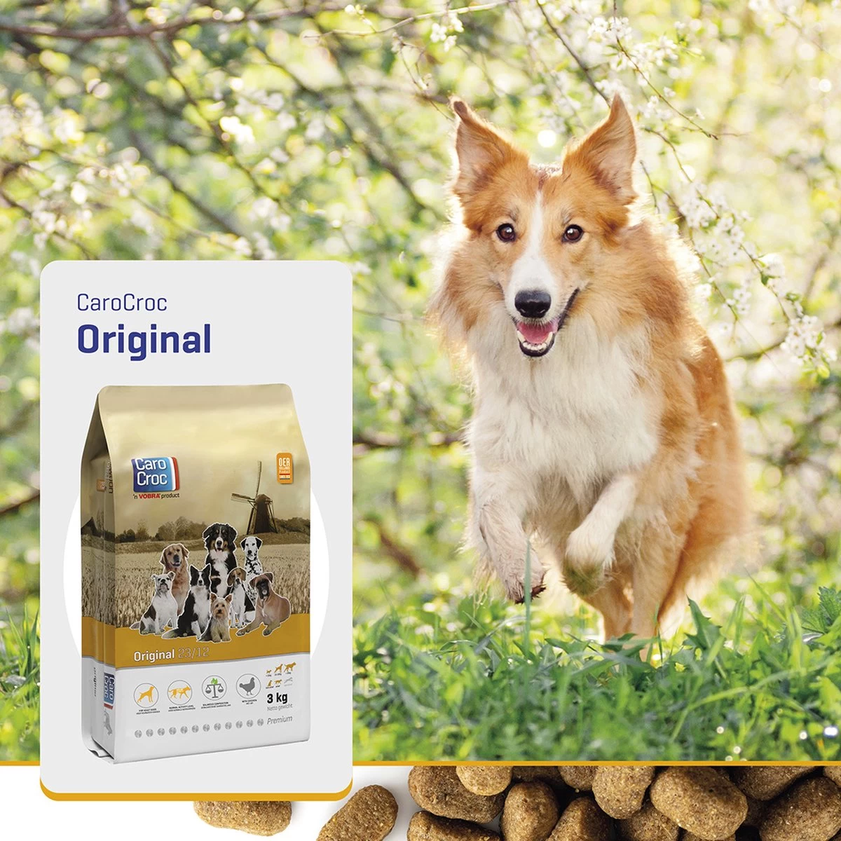 Carocroc Original 23/12 Hondenvoer - 3 Kg 10 Carocroc Original 23/12 Hondenvoer - 3 Kg - Afbeelding 8