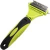 Hondenborstel - Dubbelzijdig Ontharing Tool - Herbruikbare Honden & Kattenvachtkam - Huisdier Grooming - 1 Stuk - Groen -Dierenwinkel 1200x1200 354