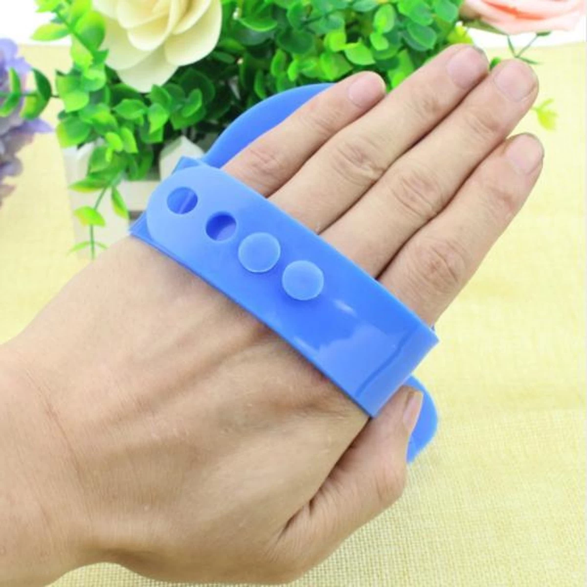 Merkloos Honden En Katten Borstel – Hand Borstel – Haar En Klitten Kam – Dieren Borstel – Blauw 4 Merkloos Honden En Katten Borstel – Hand Borstel – Haar En Klitten Kam – Dieren Borstel – Blauw - Afbeelding 2