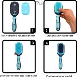 Petsify - Dierenborstel - Professionele 5 In 1 Hondenborstel - Voor Hond En Kat - Tweezijdig - Hondenkam - Kattenborstel - Kattenkam -Dierenwinkel 1200x1200 450