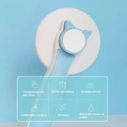 Kattenborstel - Kattenkam - Hondenborstel - Kattenhaar Verwijderaar - Haarverwijderaar Voor Huisdieren - Kattenhaar - Hondenhaar - Haarverwijderaar Voor Huisdieren - Langharig/Kortharig - Katten Accessoires - Katten - Blauwe Kleur -Dierenwinkel 1200x1200 455