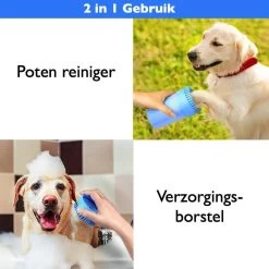 Merkloos 2 In 1 Hondenpoten Reiniger - Hondenborstel - Borstel Hond / Kat - Hondenpoot Reiniger - Huisdier Poot Wassen - Borstel - Hondenverzorging - Verzorging Hond - Honden Wassen - Schoonmaak Borstel - Kattenborstel -Dierenwinkel 1200x1200 488