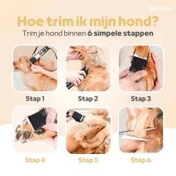 Woodoro Professionele 2-in-1 Hondentondeuse Voor Dikke Vacht – Draadloze Honden Tondeuse & Hondentrimmer – Stille Tondeuse Katten & Honden Trimset -Dierenwinkel 1200x1200 502