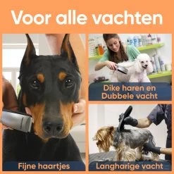 Happysnoots Hondentondeuse Draadloos Voor Dikke Vacht - Tondeuse Hond & Kat - Hondentrimmer - Professioneel Dieren Tondeuse -Dierenwinkel 1200x1200 518