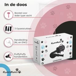 FluffyPuffy Professionele Hondenföhn Met 3 Opzetstukken - Waterblazer Voor Honden - Hondendroger - 2800 W Verstelbaar Vermogen - Stil Design - Met Gratis Hondenborstel - Roze 18 FluffyPuffy Professionele Hondenföhn Met 3 Opzetstukken - Waterblazer Voor Honden - Hondendroger - 2800 W Verstelbaar Vermogen - Stil Design - Met Gratis Hondenborstel - Roze -Dierenwinkel 1200x1200 530