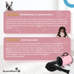 FluffyPuffy Professionele Hondenföhn Met 3 Opzetstukken - Waterblazer Voor Honden - Hondendroger - 2800 W Verstelbaar Vermogen - Stil Design - Met Gratis Hondenborstel - Roze 20 FluffyPuffy Professionele Hondenföhn Met 3 Opzetstukken - Waterblazer Voor Honden - Hondendroger - 2800 W Verstelbaar Vermogen - Stil Design - Met Gratis Hondenborstel - Roze -Dierenwinkel 1200x1200 532