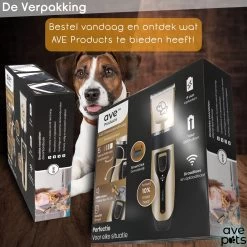 AVE Pets® Complete Hondentondeuse Set - Draadloos Tondeuse - Scheerapparaat Voor Je Hond Of Kat - Huisdier Trimmer - Professionele Dierentondeuse - Dieren Verzorging -Dierenwinkel 1200x1200 539