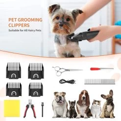 Merkloos Hondentondeuse, Hundeschermaschine / Dog Clippers - Dierenhaartrimmer, Hondentondeuse Kit Hond Verzorging -Dierenwinkel 1200x1200 589