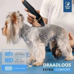YE™ Professionele Dieren/honden Tondeuse Set Extra Krachtig - Honden Trimmer - Lang Of Kortharige Huisdieren Katten & Honden - Draadloos - Weinig Geluid -Dierenwinkel 1200x1200 600