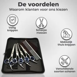 VoordeelShop 7-Delige Huisdier Knipset Met Etui - Trimmen Hond - Honden Schaar - Effileerschaar Hond - Huisdier Trimmer - Huisdier Knippen - Knipschaar Haar - Haar Schaar - Kapper - Kapperset - Scharenset -Dierenwinkel 1200x1200 618