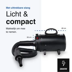 Vivid Green Waterblazer Met 3 Opzetstukken - Hondenfohn - Voor Honden - Met Geluiddemper - 2800W -Dierenwinkel 1200x1200 654